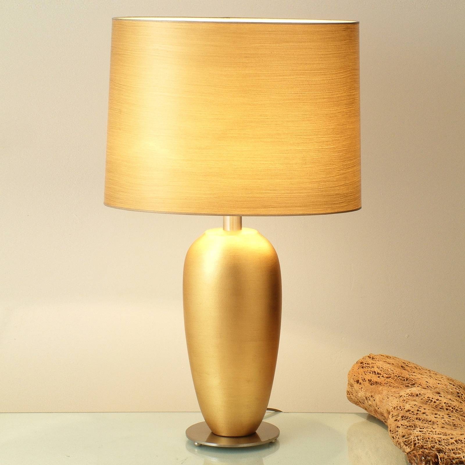 Klassisk bordslampan EPSILON guld, höjd 65 cm