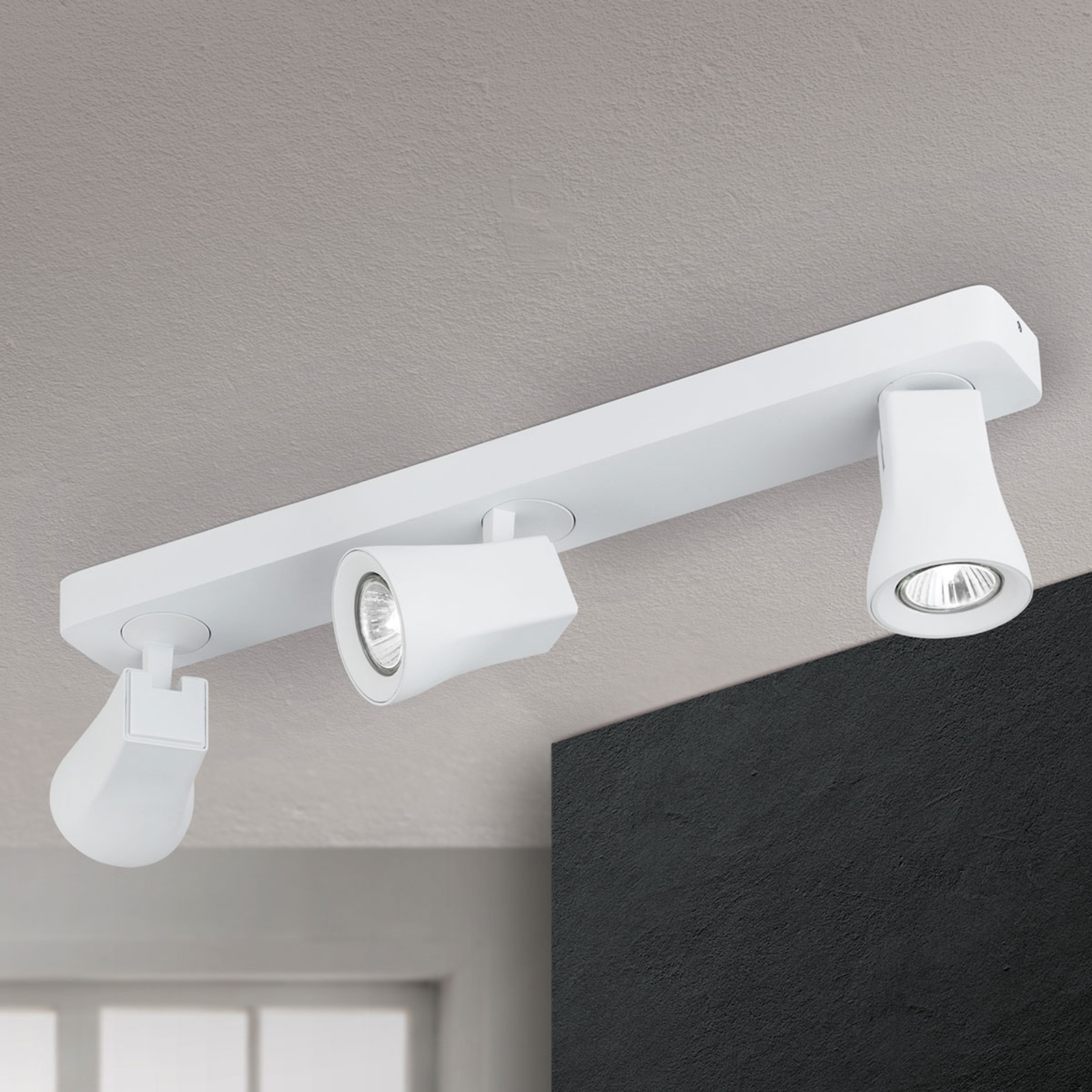 Justerbar påbyggnads-downlight Aurora, 3 lampa