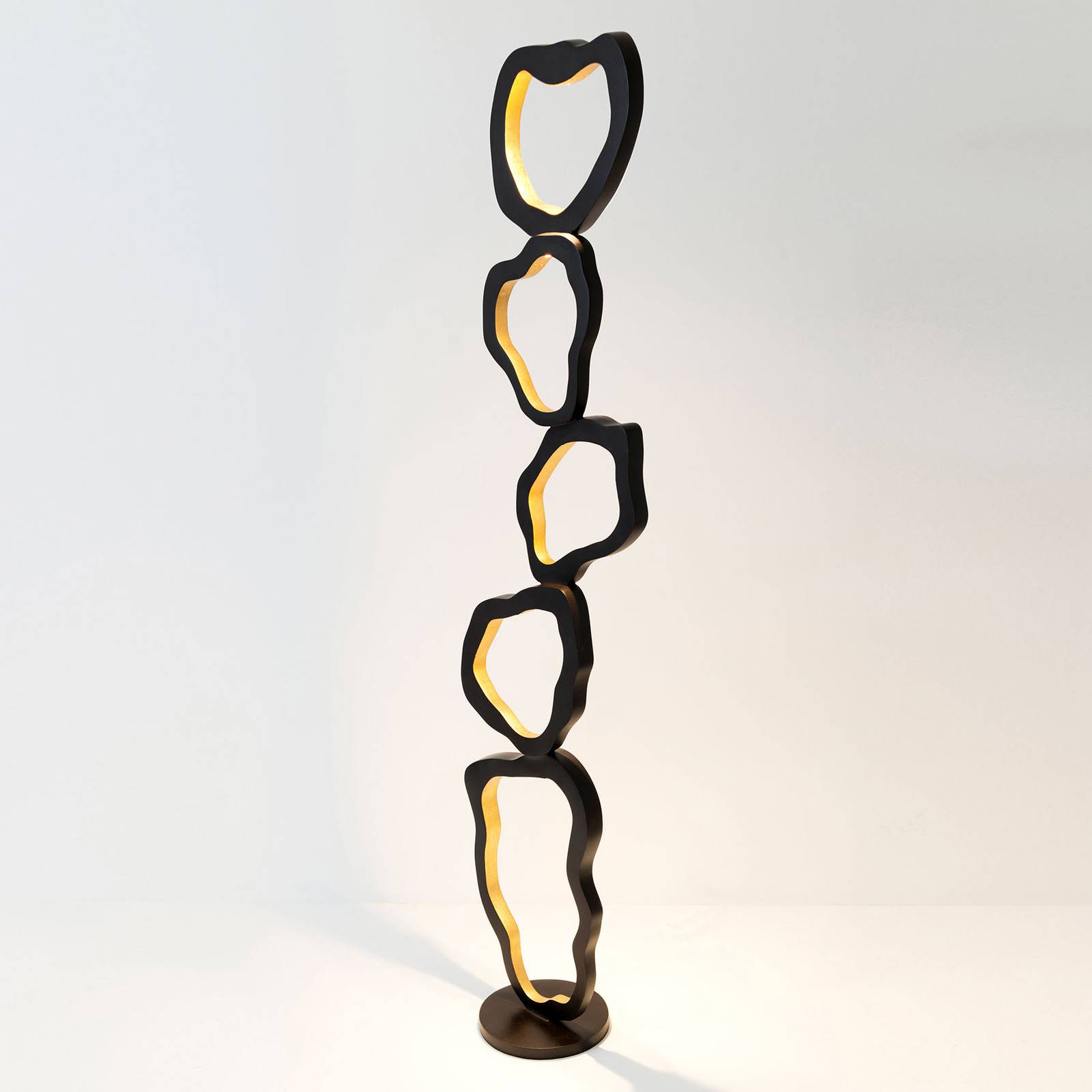 LED-golvlampa Infernale, 5 lampor