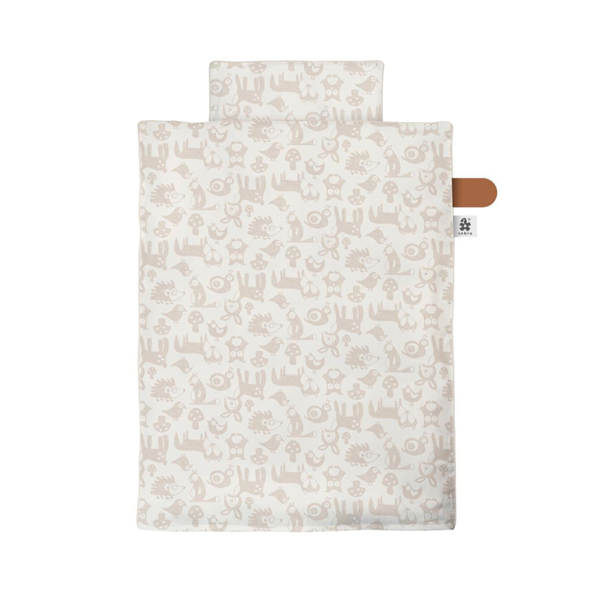 Sängkläder Junior, Forest Straw beige