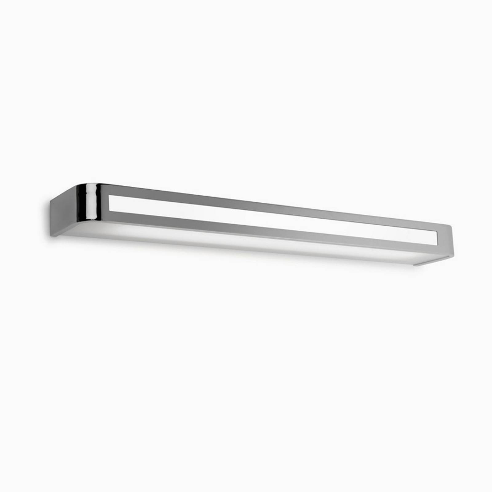 Arcos - mångsidig vägglampa i krom, 60 cm