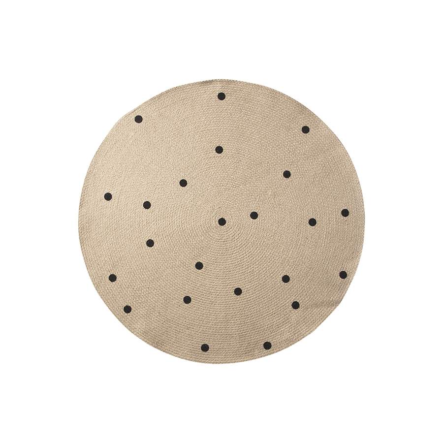 Jutematta rund 100 cm prickar, Ferm Living