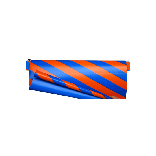 Fantasiklubben Presentpapper 66cm x 10m Little Twister blå/orange