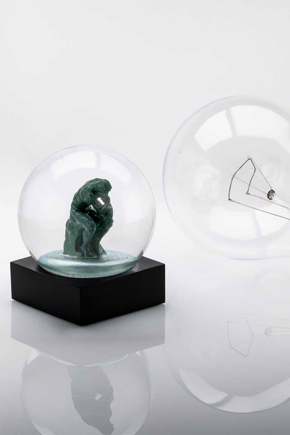 Dekoration Snöglob The Thinker