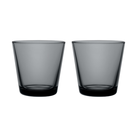 Kartio Glas 21 cl Mörkgrå 4 st