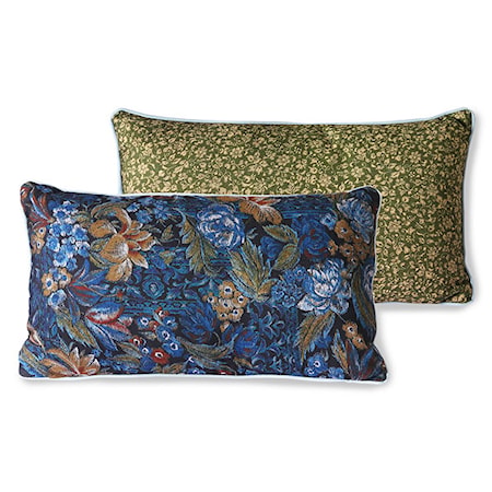 DORIS Printed Kudde Blue 35x60 cm
