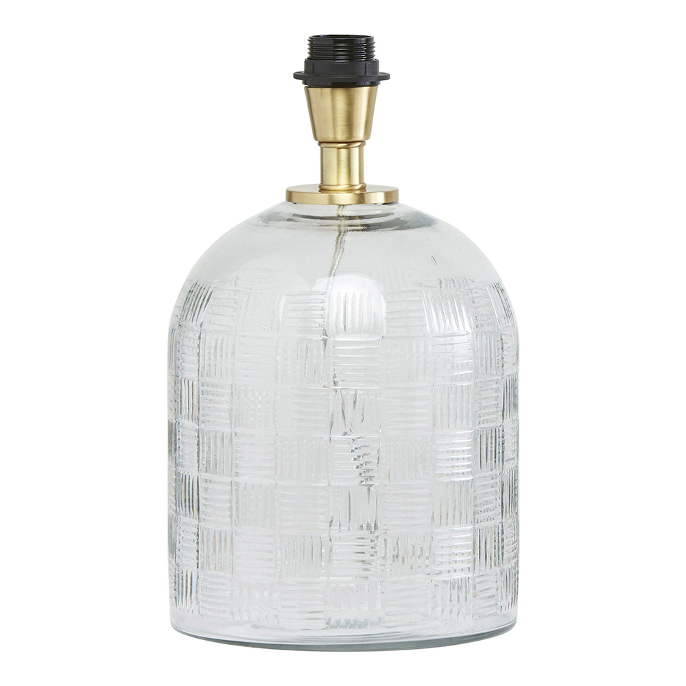 PR Home - Betty Lampfot Glas 35 cm Klar
