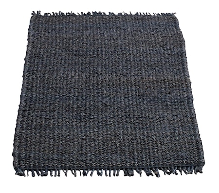 Dörrmatta Tan Mörkblå Jute 60x90 cm
