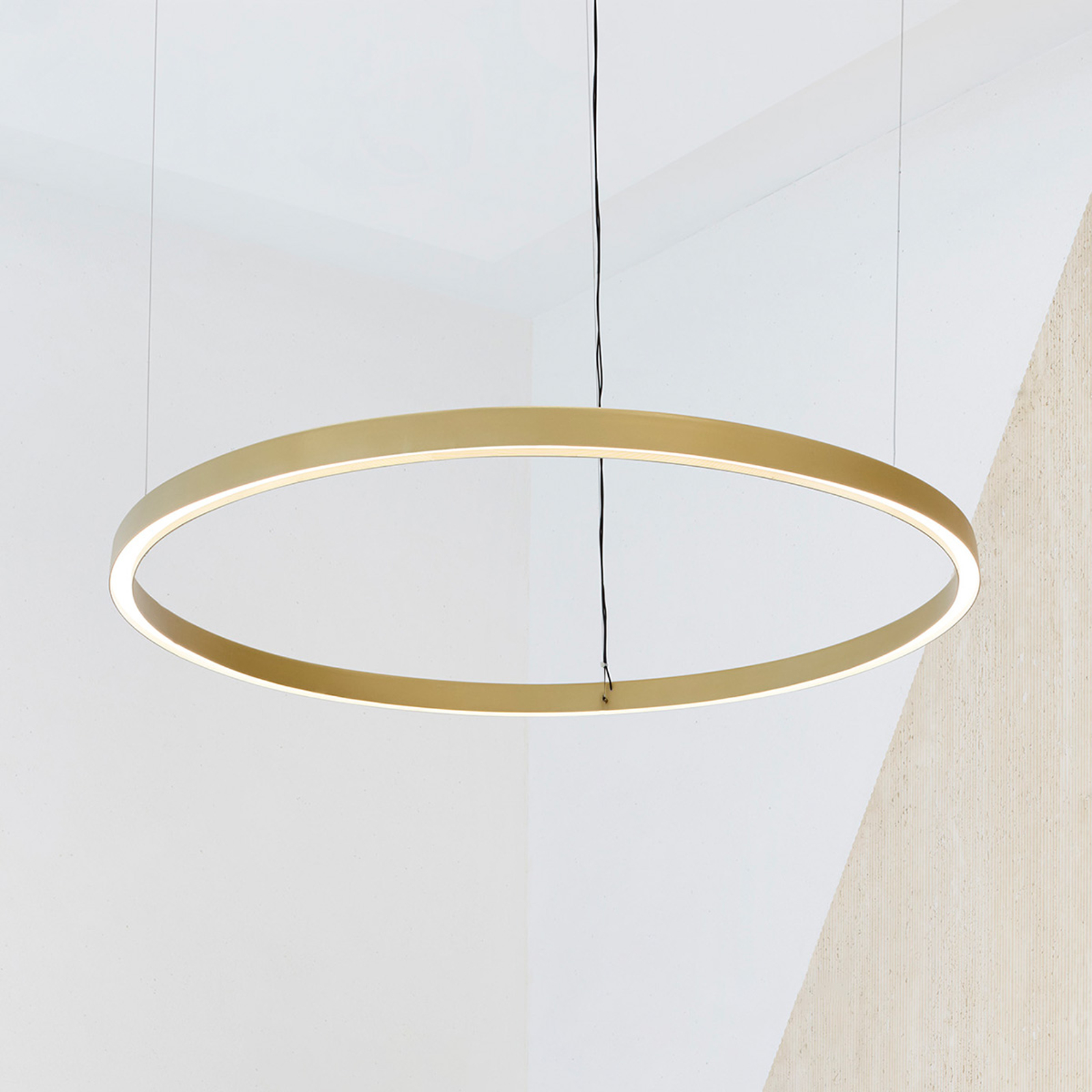 Luceplan Compendium Circle 110 cm, mässing