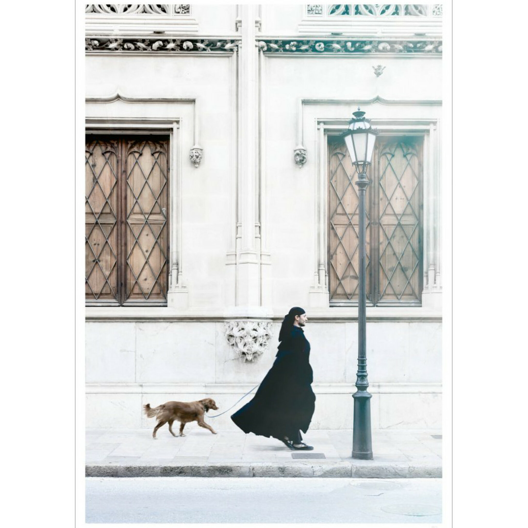 The Man And A Dog Poster