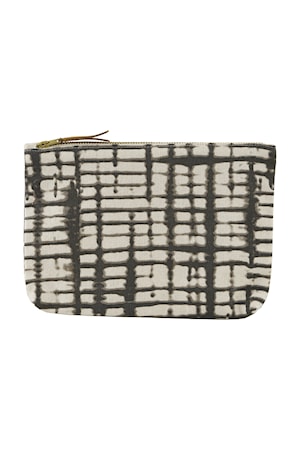 Sminkväska Batik 23x16 cm Offwhite/svart