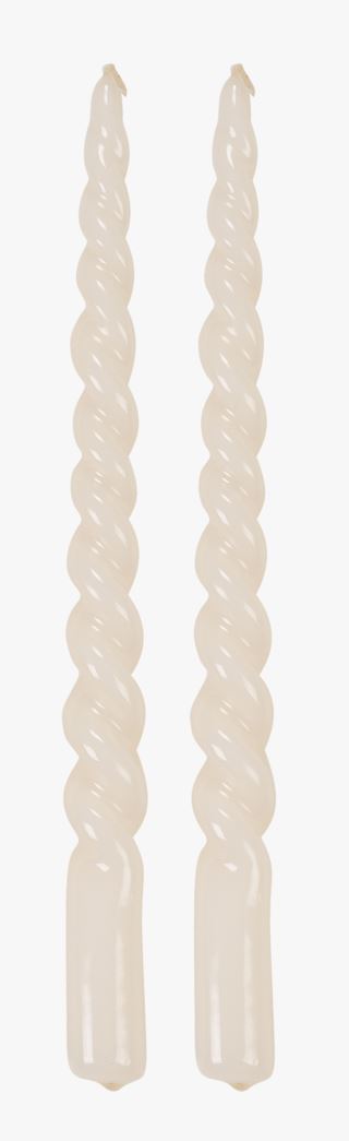 Twisted stakelys GLOSS kronljus offwhite