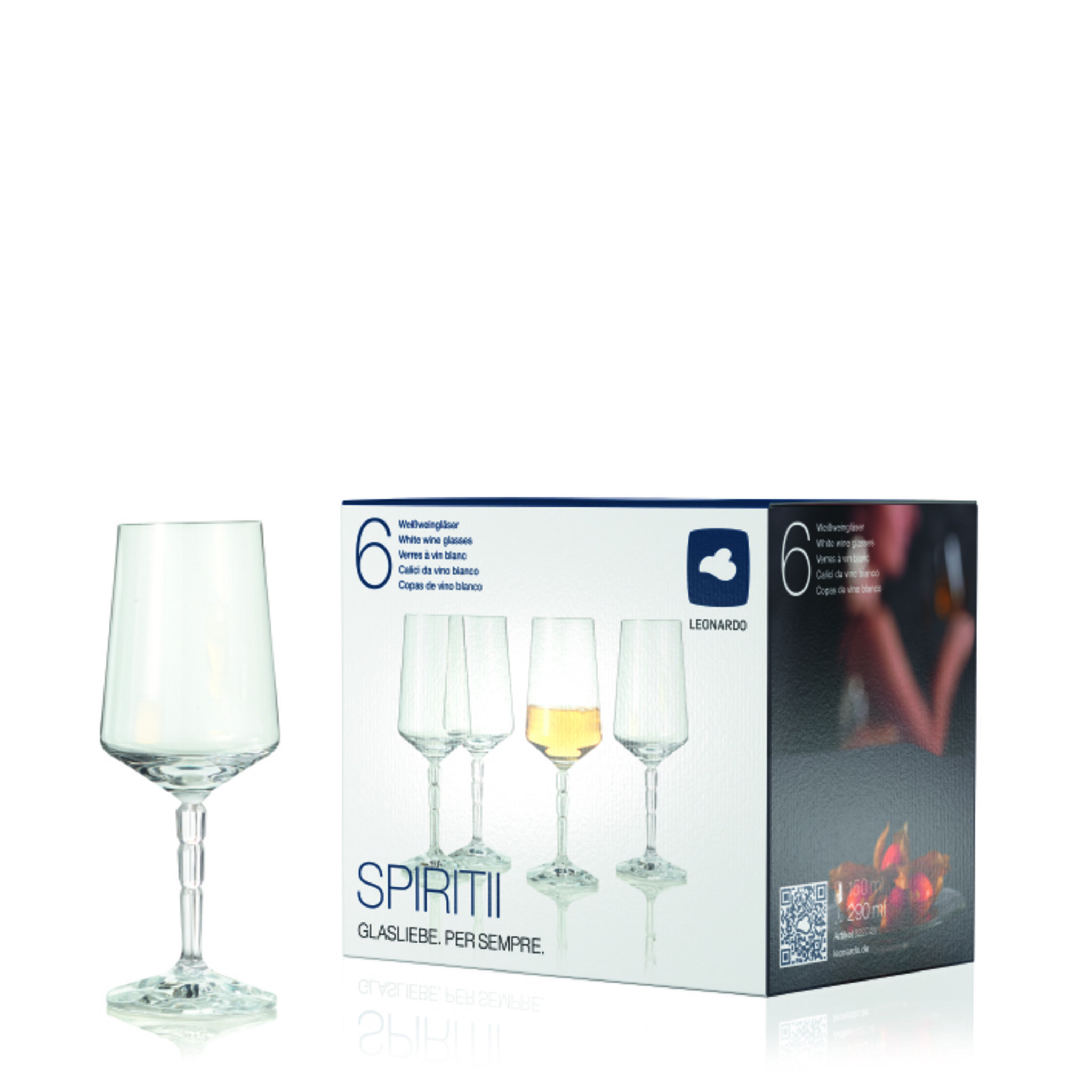 Vitvinsglas SPIRITII 6-pack