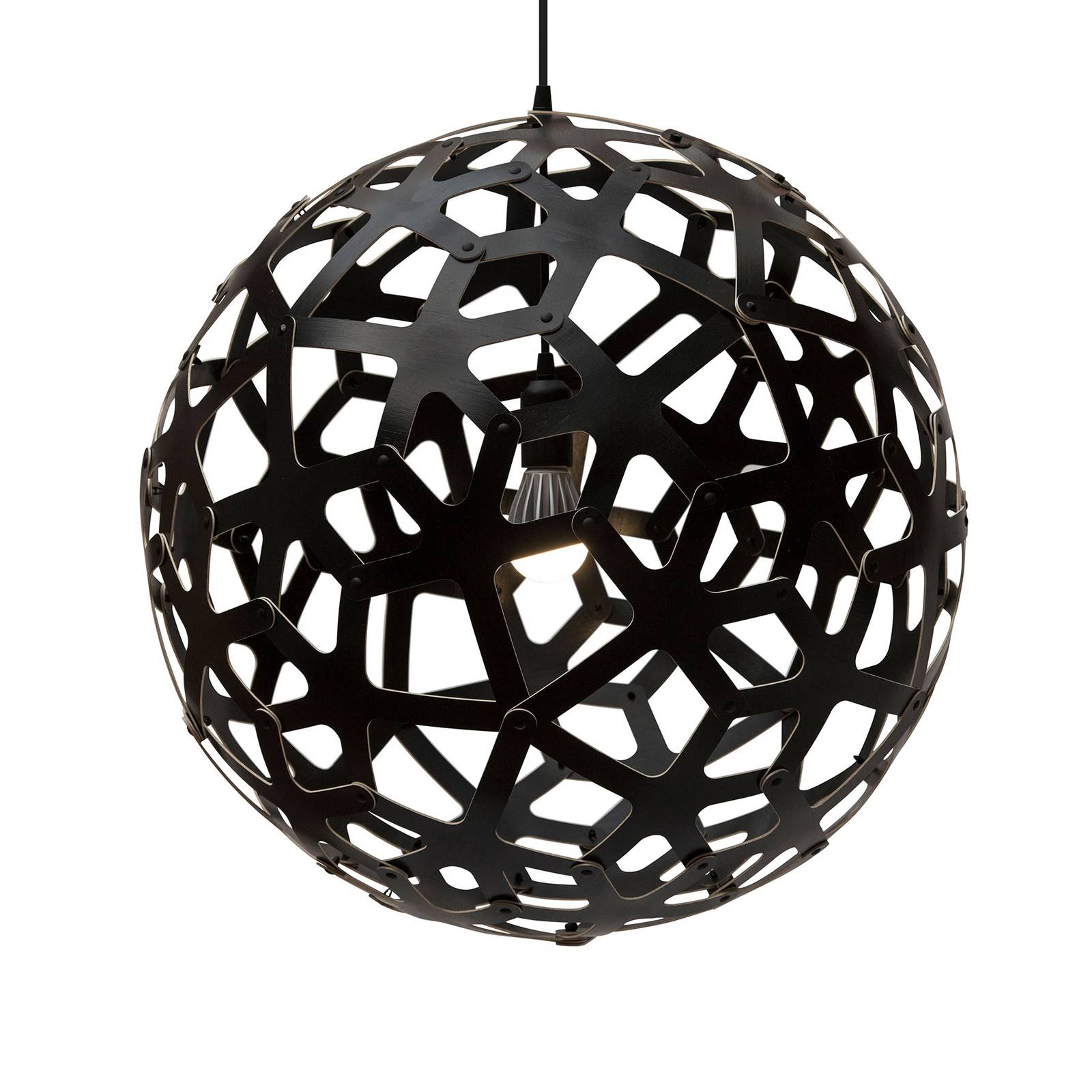 david trubridge Coral hänglampa Ø 60 cm svart
