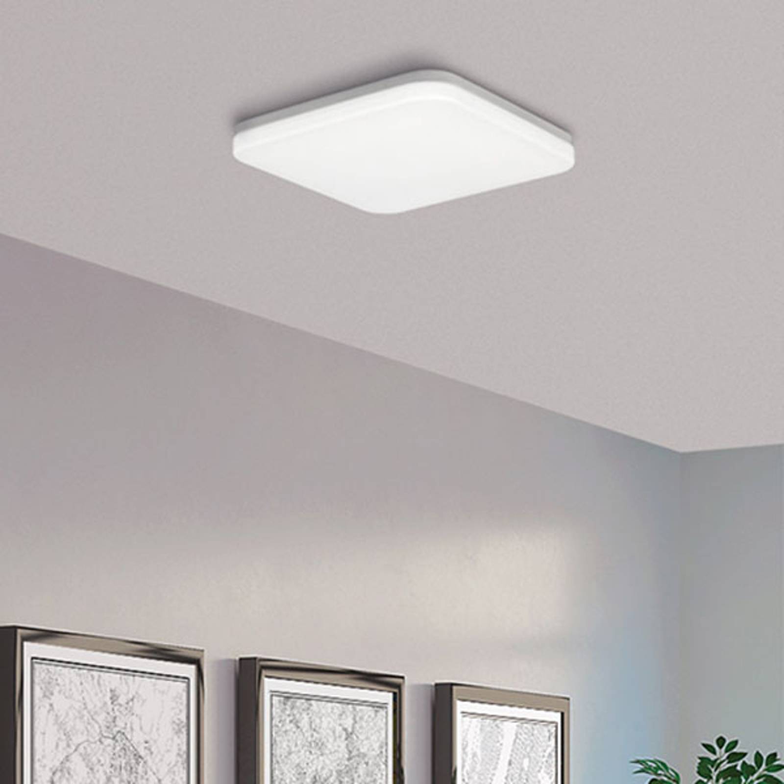 LED-taklampa Uzza, Triac, 3 000 K, med Casambi
