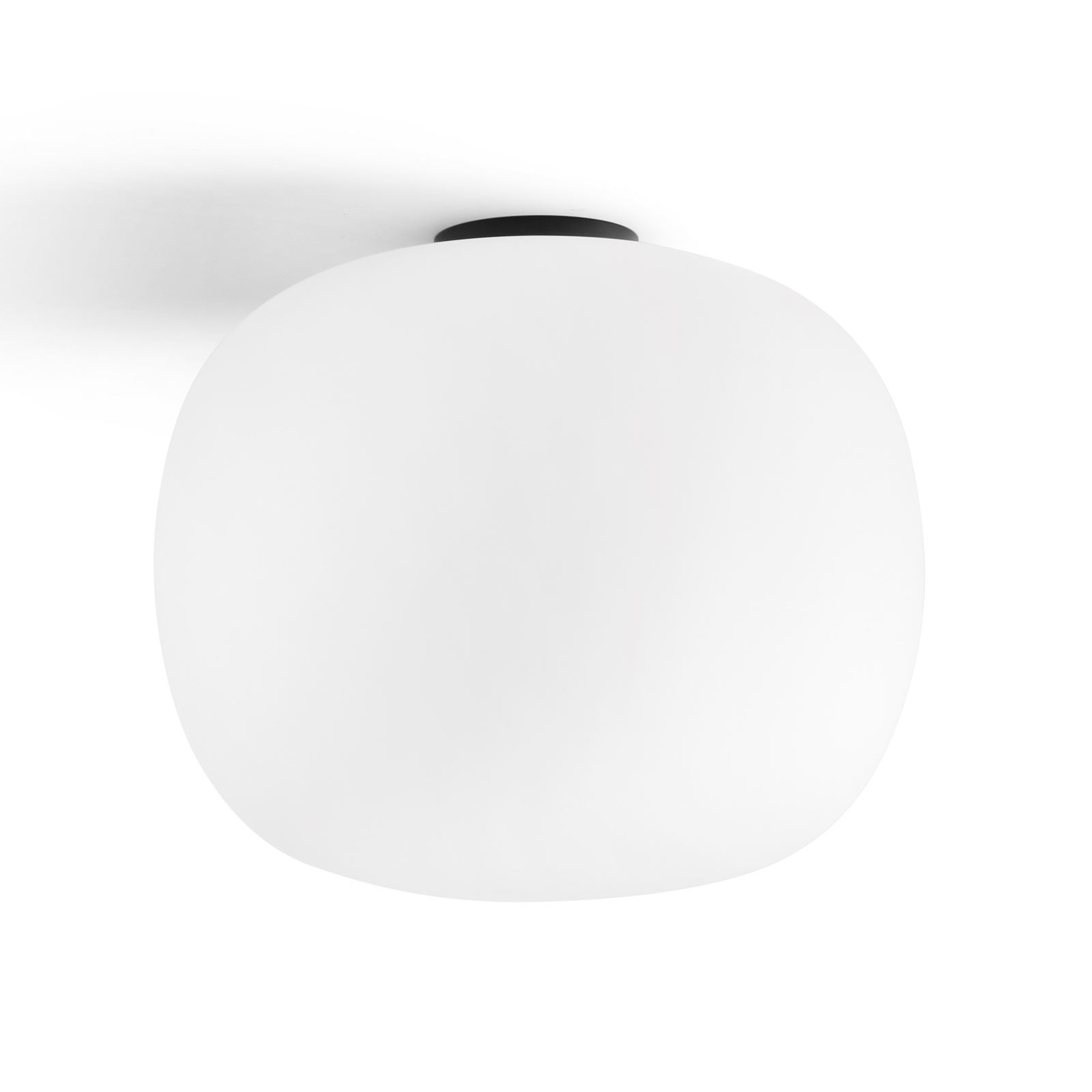 Taklampa Bombo av mjölkglas Ø 19 cm