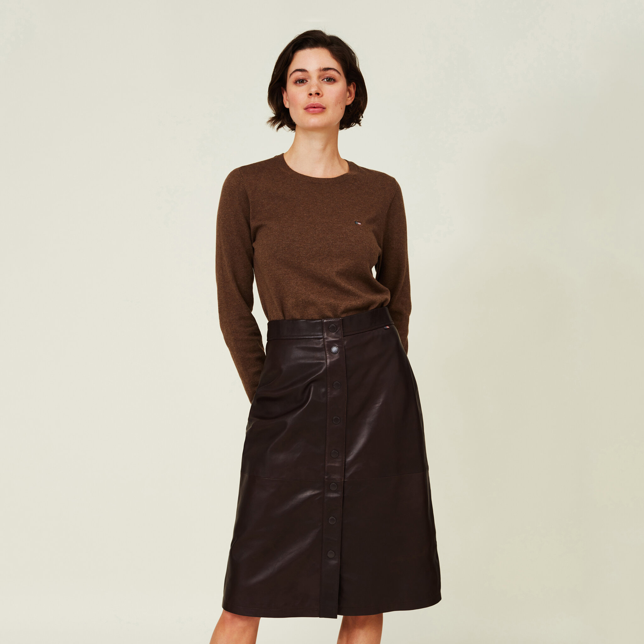 Bridget Leather Skirt
