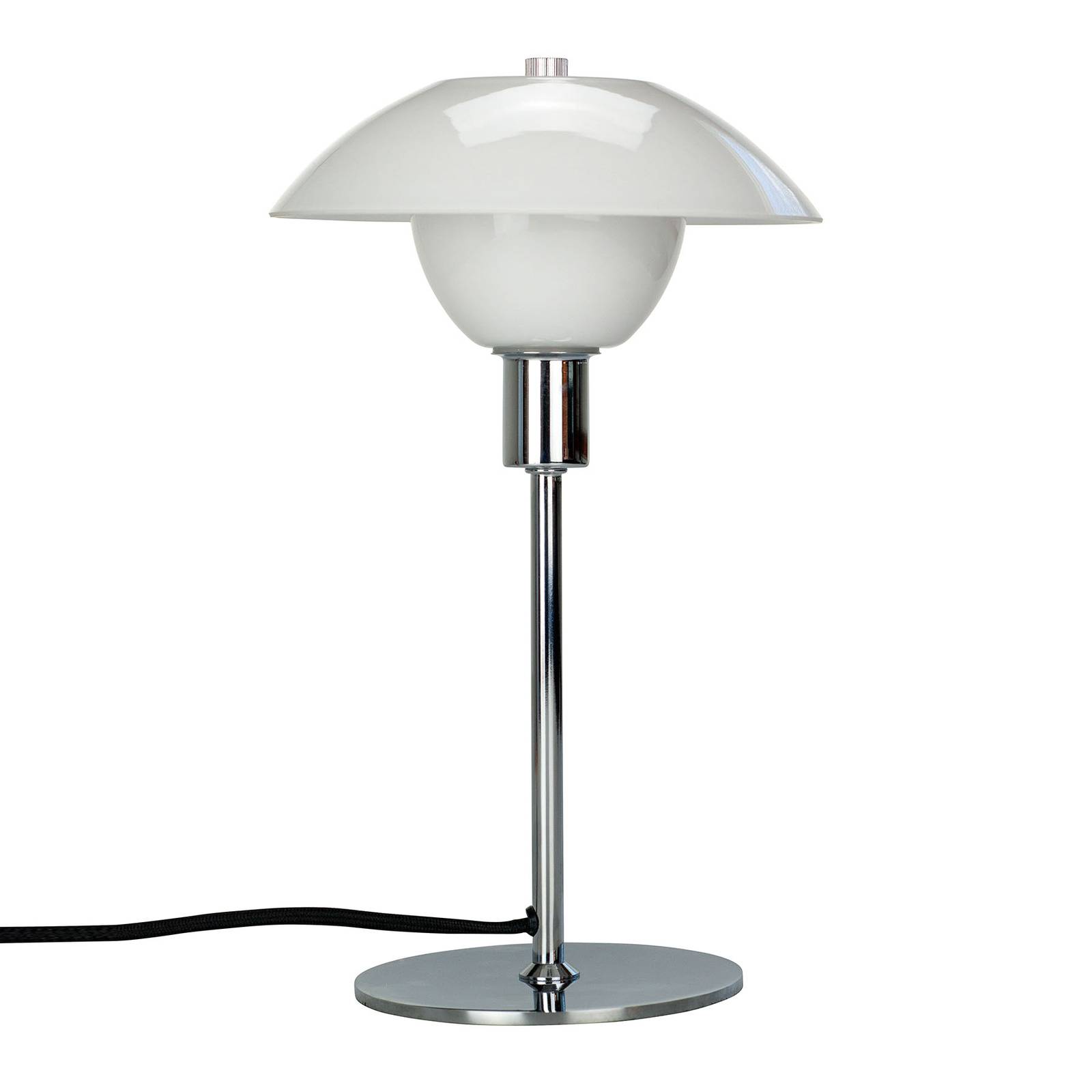 Dyberg Larsen Bergen bordslampa glasskärm Ø 20 cm