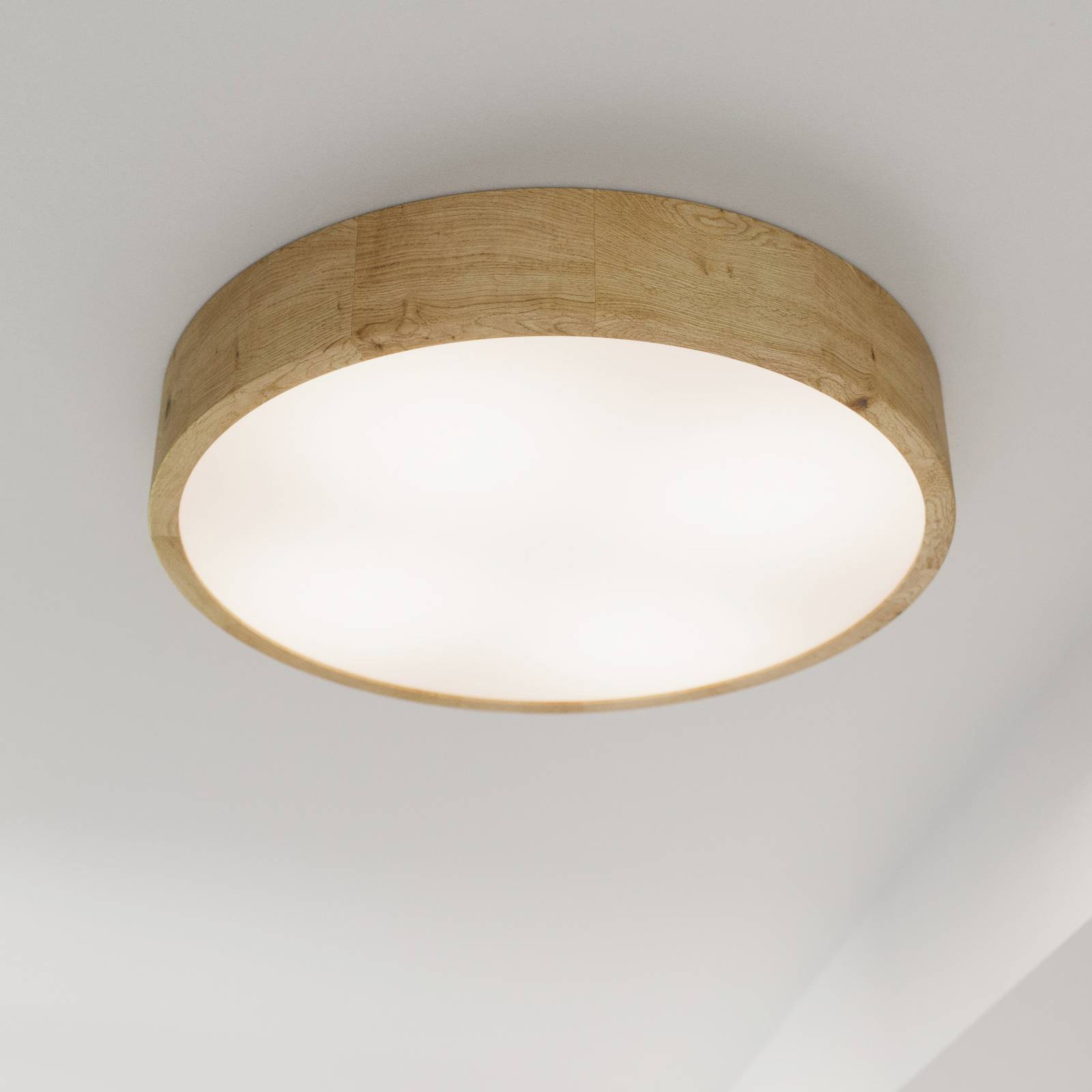 Taklampa Cleo, Ø 48 cm, ek