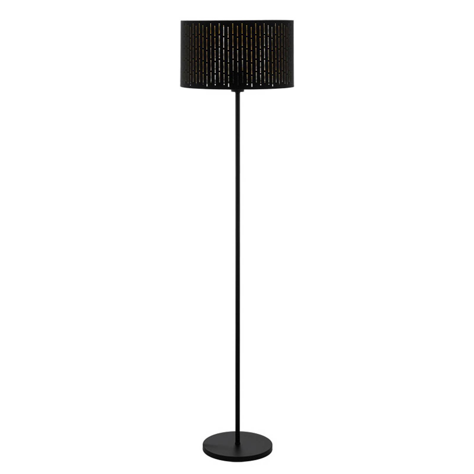 Golvlampa Varillas med genombruten skärm