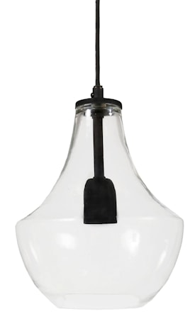 Hamilton Taklampa Klar/Svart 21cm