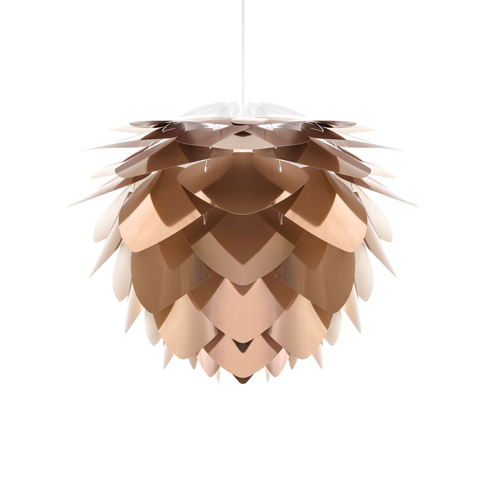 UMAGE Silvia Mini hänglampa brons/vit, Ø 32 cm