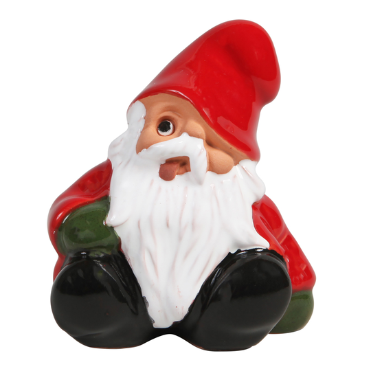 Rolf Berg Keramik - Tomte Toker 9 cm Röd