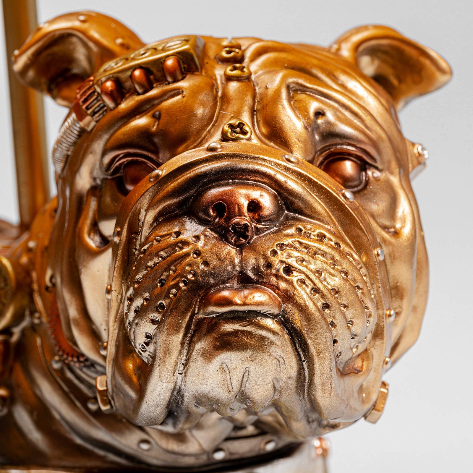 KARE Animal Steampunk Pug bordslampa med skärm
