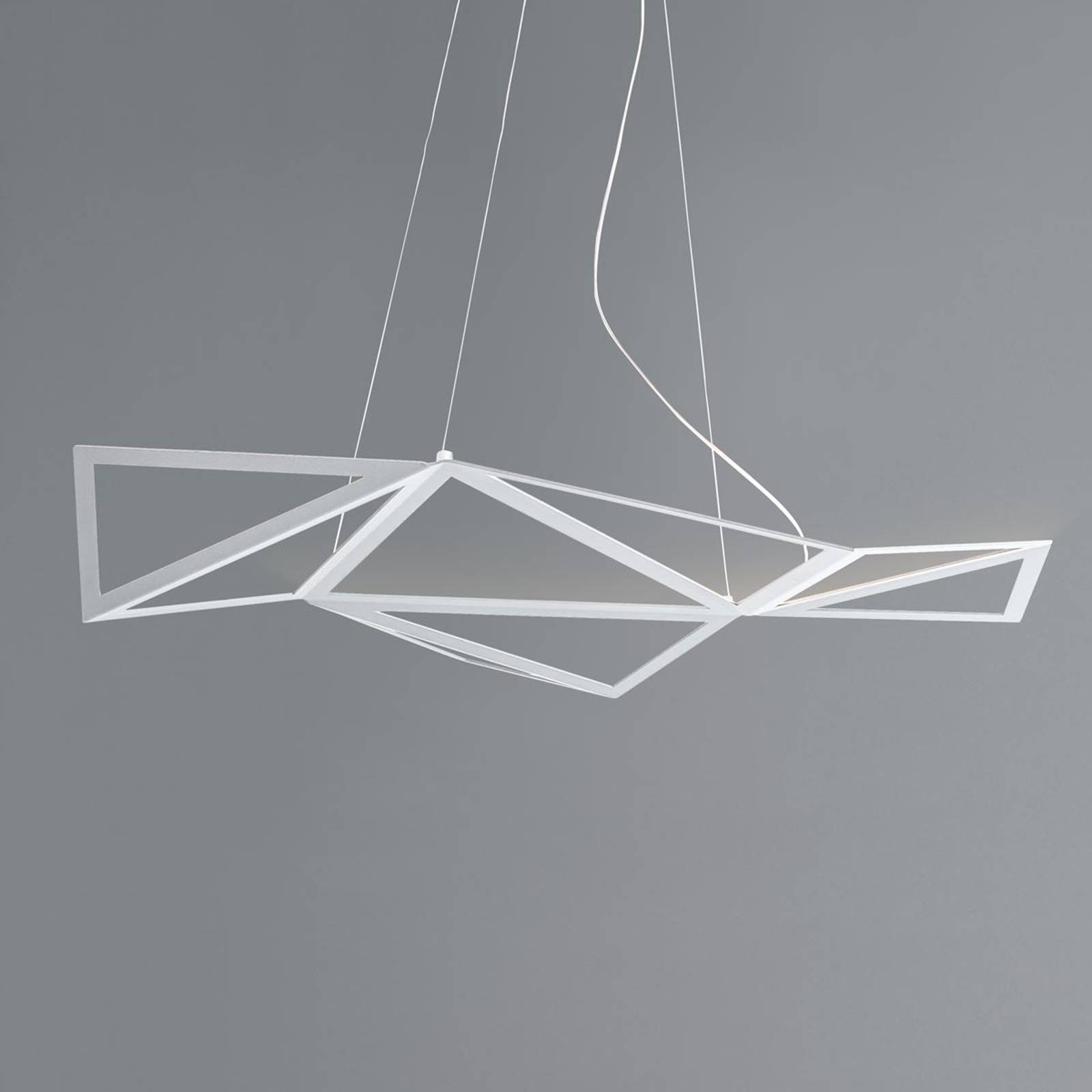 LED-pendellampa Starlight i vitt