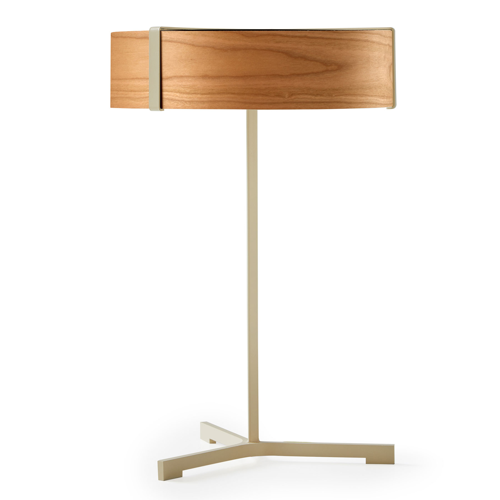 LZF Thesis LED-bordslampa elfenben/körsbärsträd