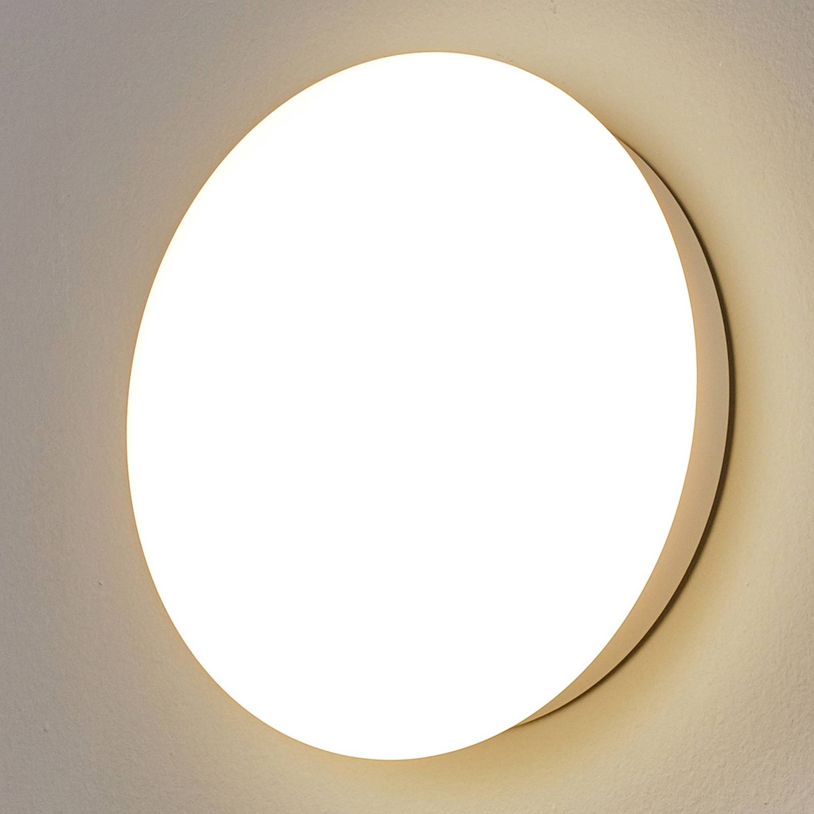 LED-vägglampa Sun 12 IP55, 8W 3000K vv