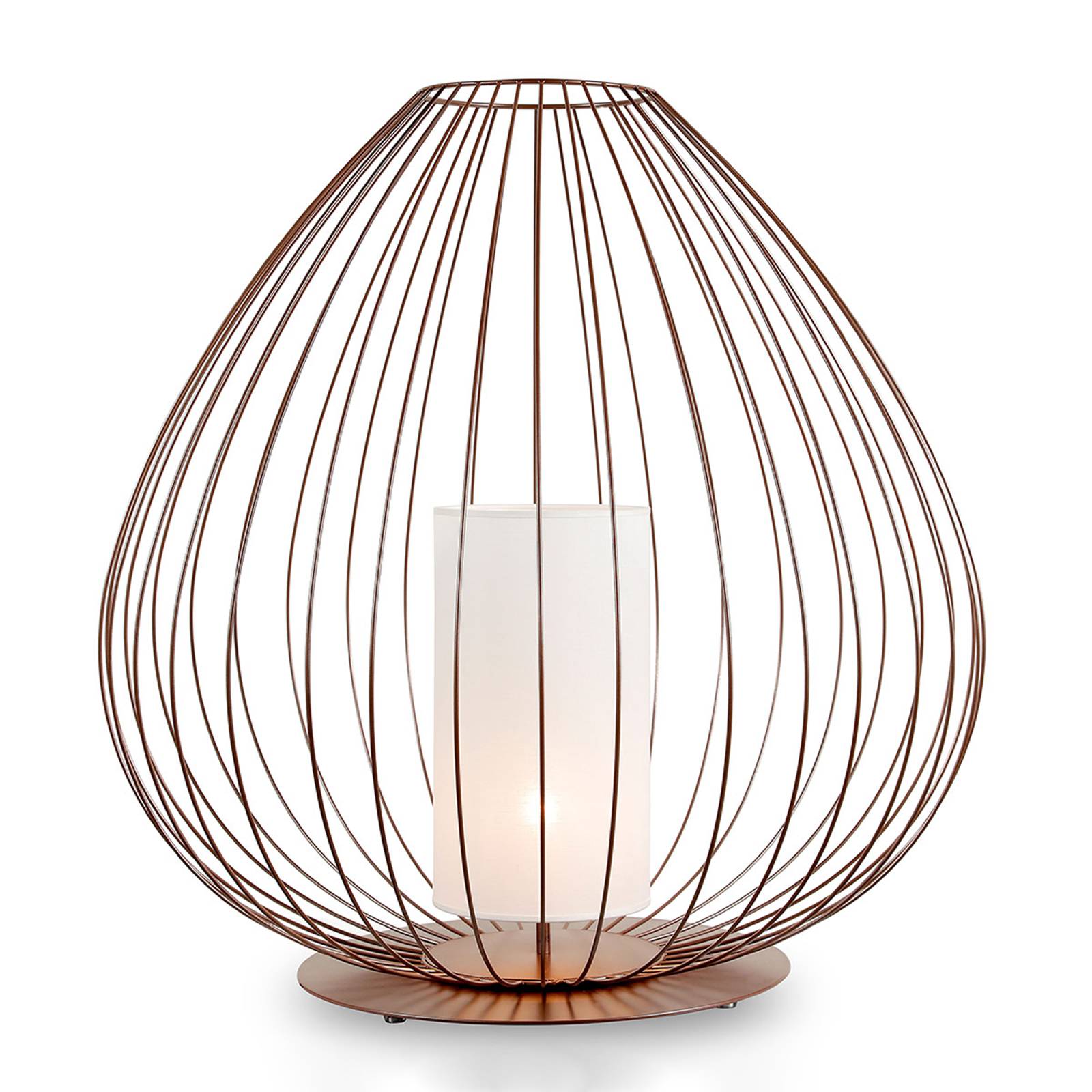 Karman Cell - bur-golvlampa, Ø 57 cm, brons