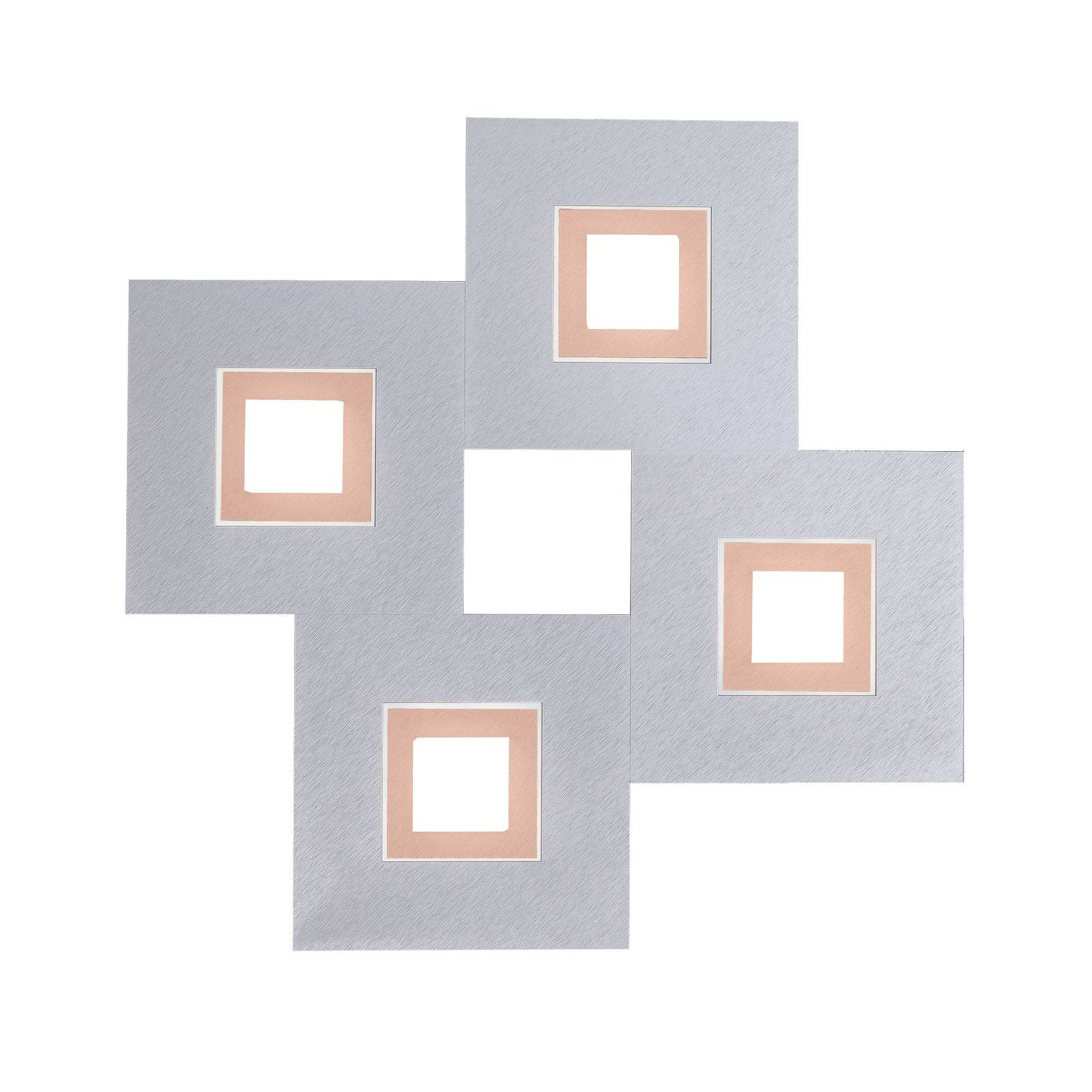 GROSSMANN Karree 4 lampor 50x50 aluminium koppar