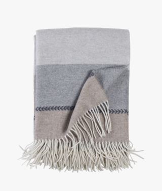 Nomad ullpläd beige