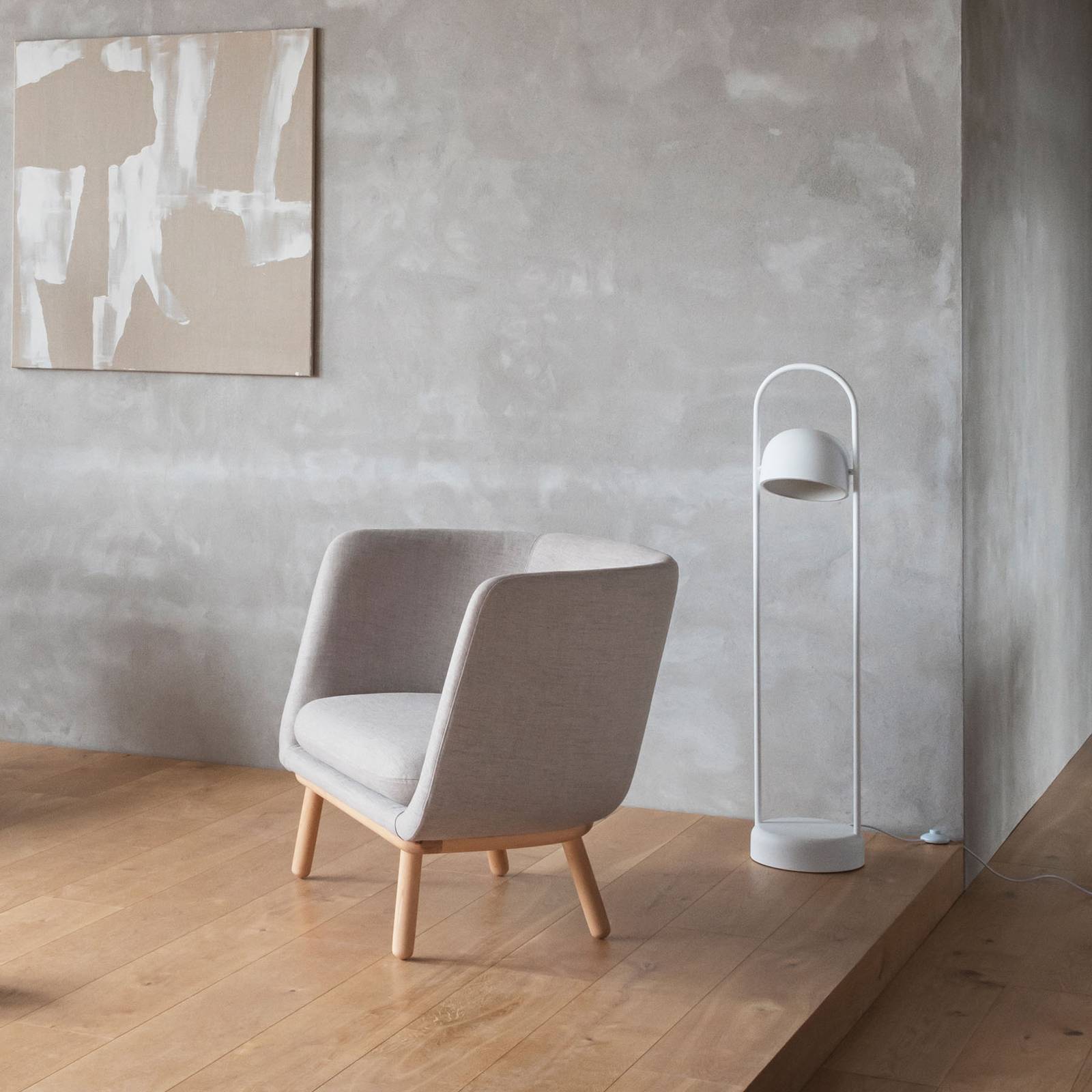 EVA Solo Quay golvlampa, vit