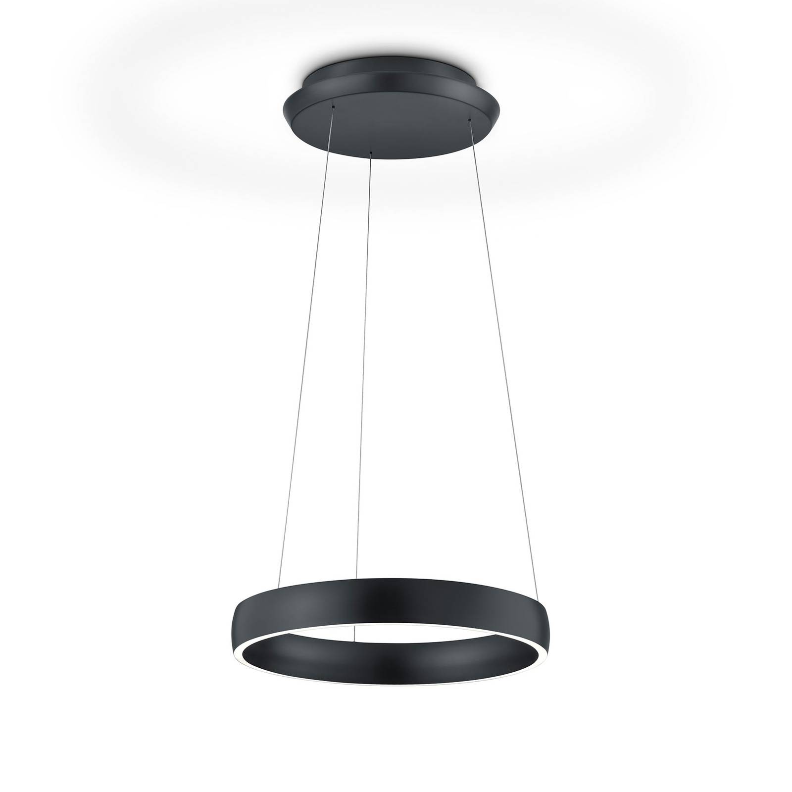 LED-hänglampa Sara-40 svart, 2 200-3 000 K