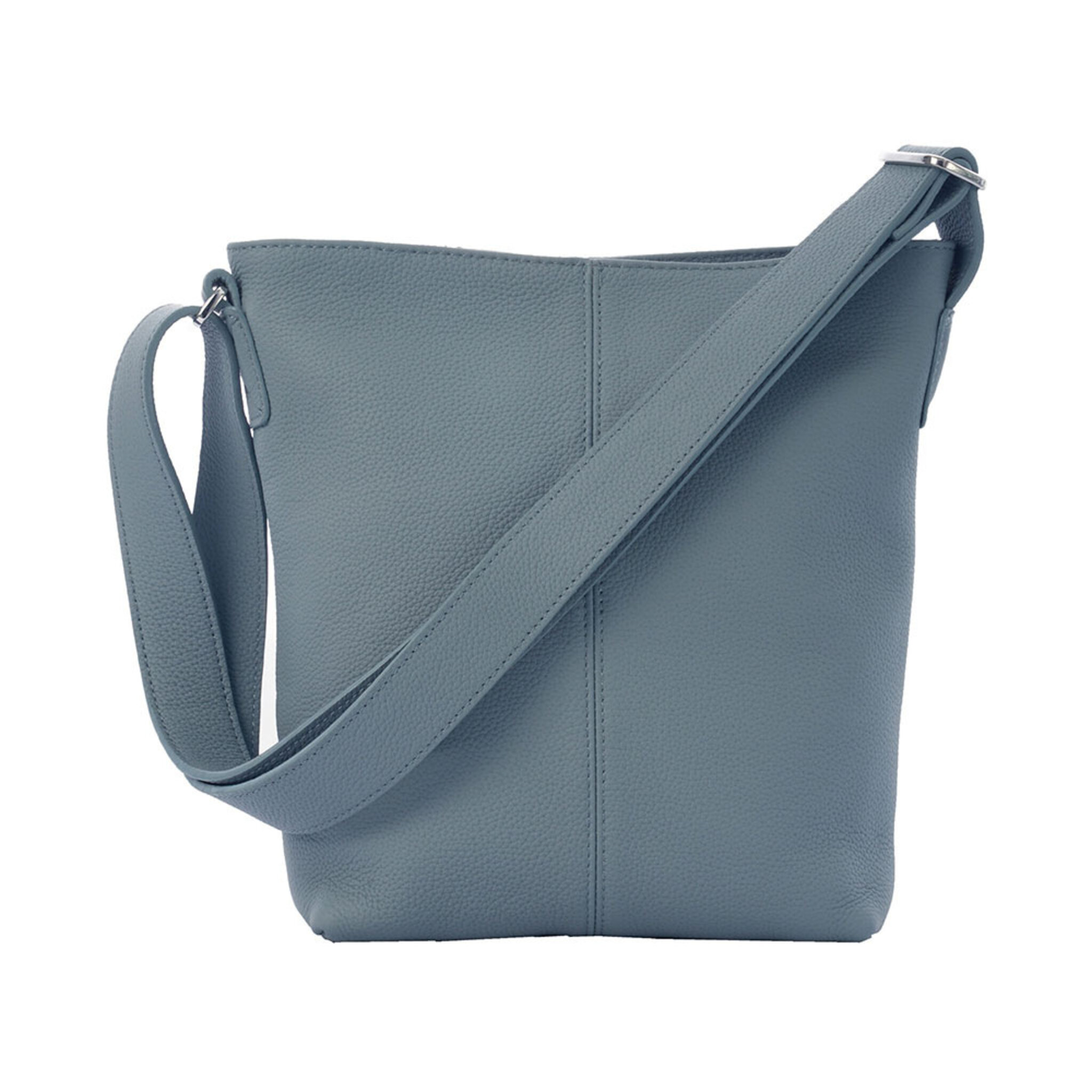 Grained Leather Small Shoulder Bag, ONE SIZE