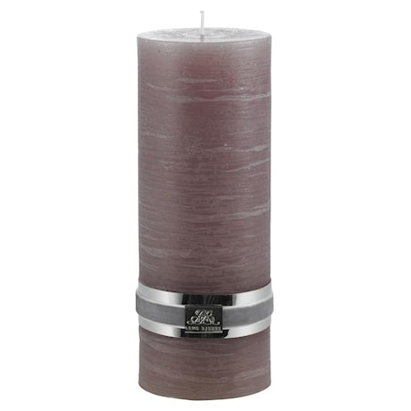 Blockljus Rustic 20 cm Lila