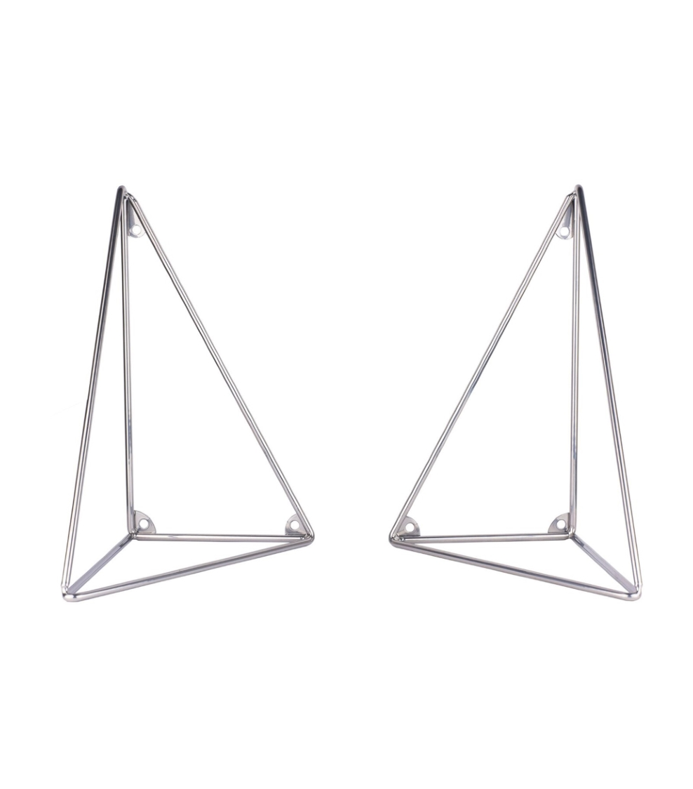 Hyllkonsol Pythagoras 2-set krom, Maze