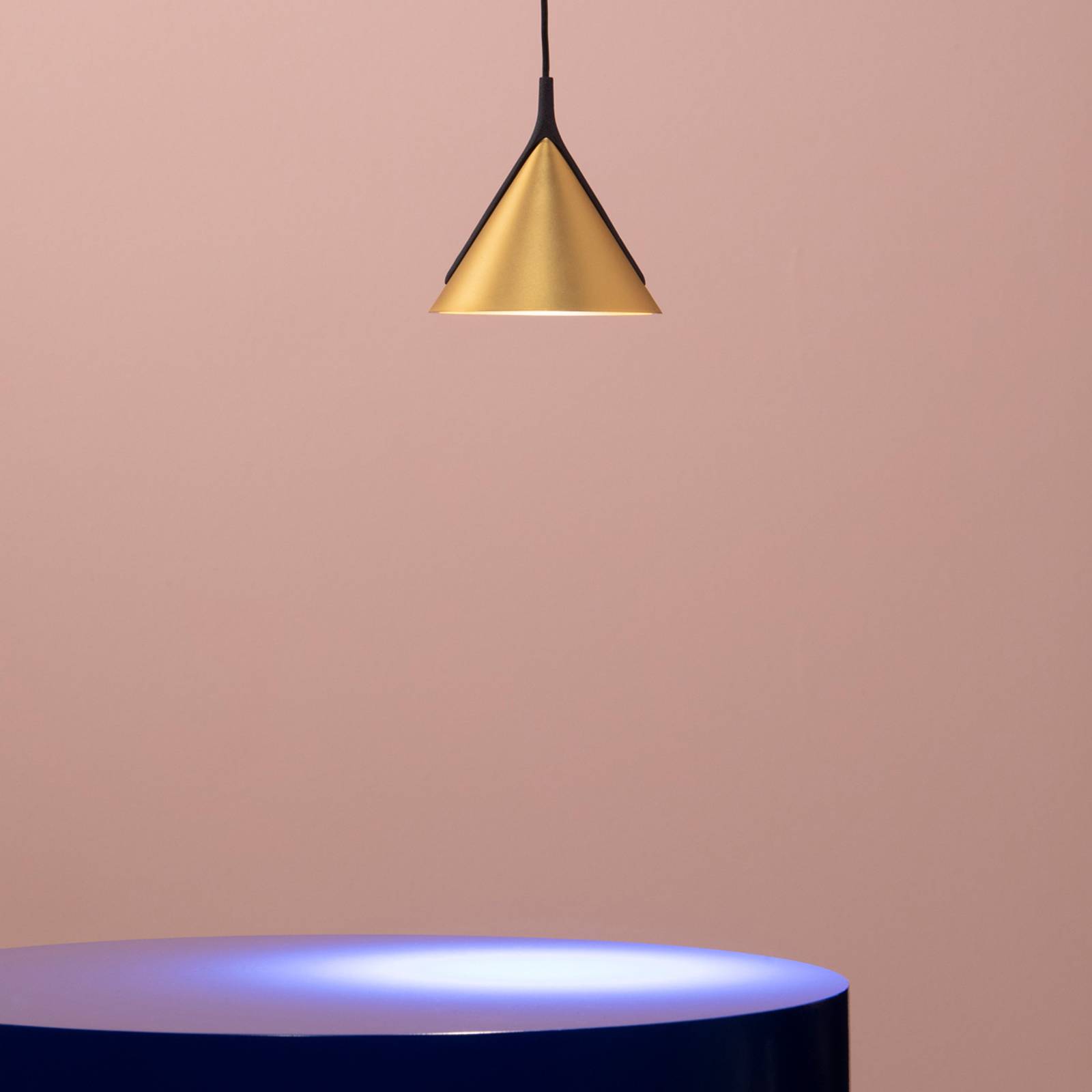 Axolight Jewel Mono pendel, svart-guld 2 700 K 38°