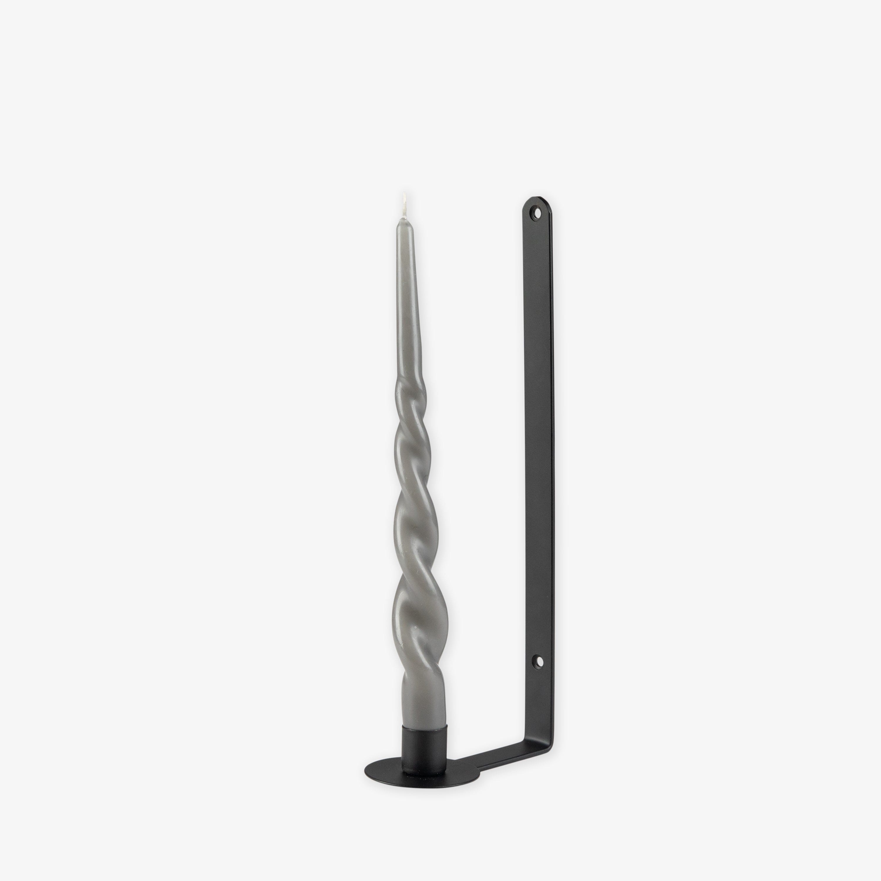 Ljushållare Vägg Metall Svart 30 cm
