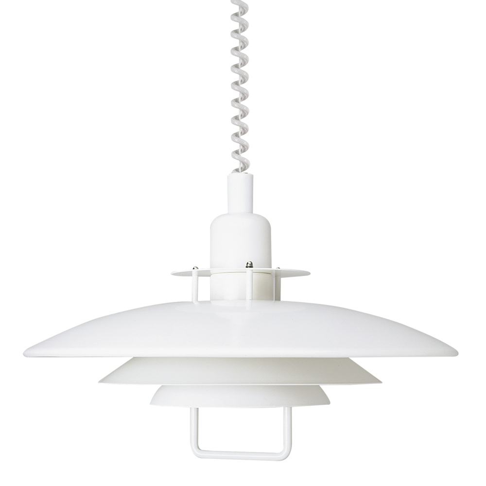 BELID - Primus II Taklampa Pendel 43 cm Matt Vit
