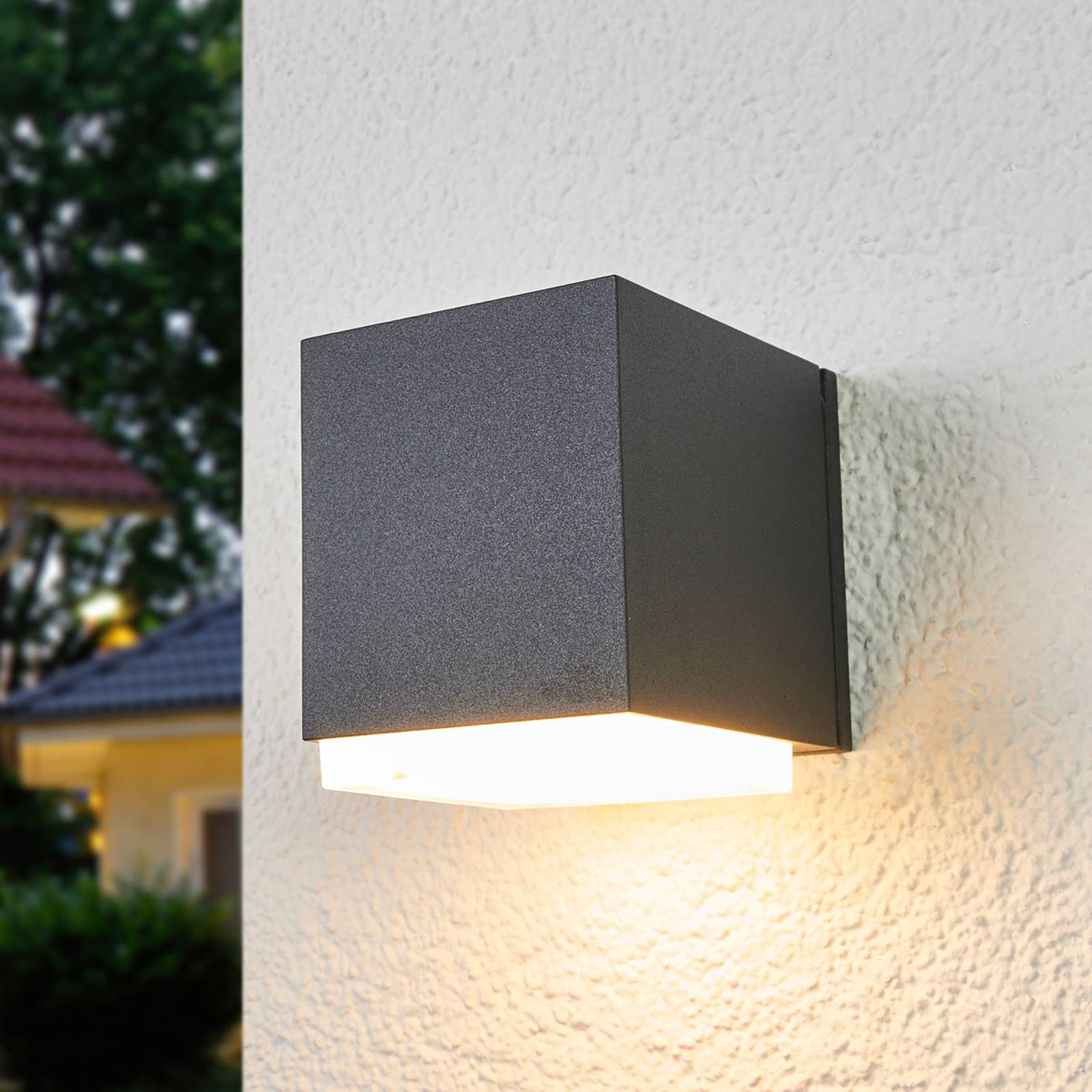 BEGA 33405K3 utomhusvägglampa grafit 3 000K down