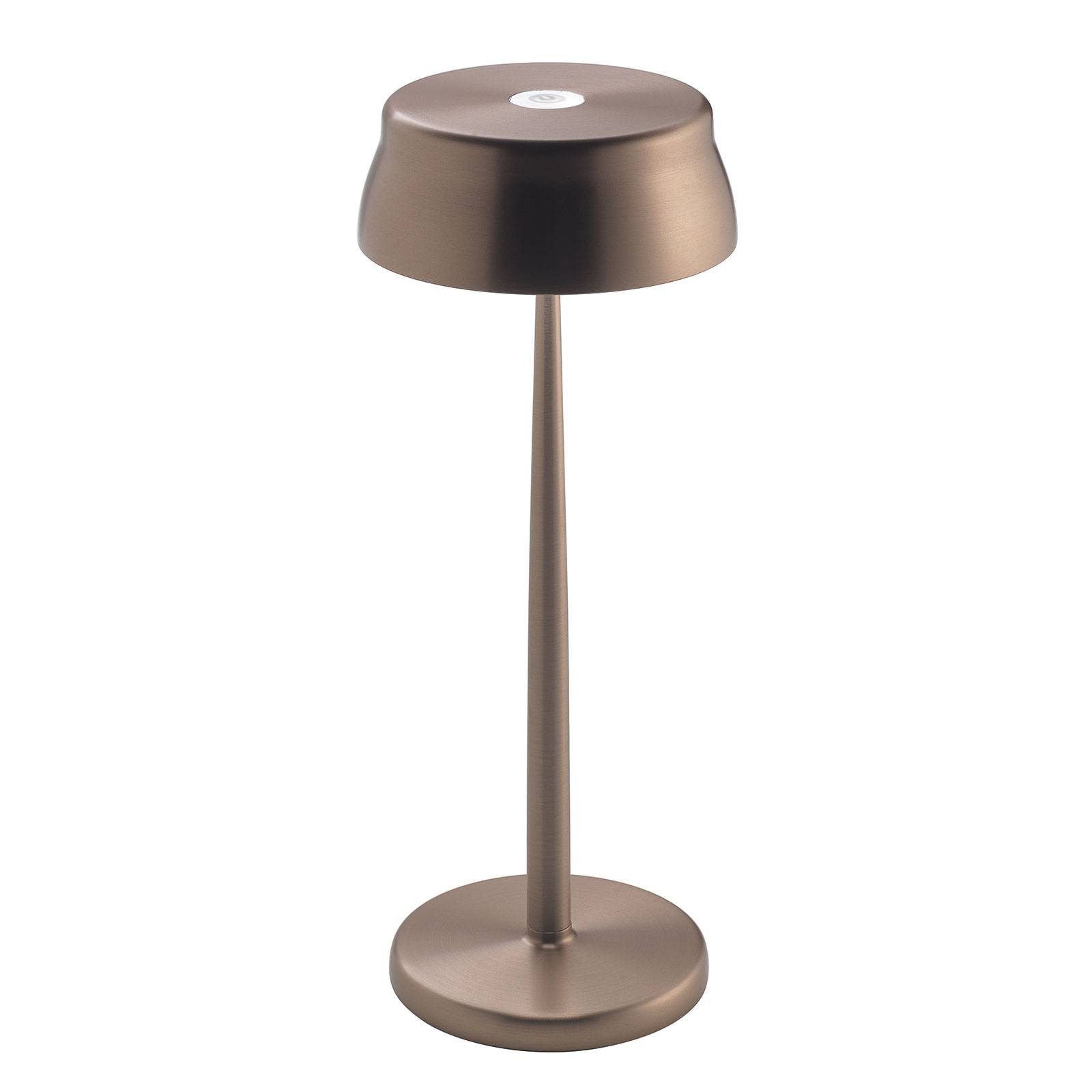 LED-bordslampa Sister Light, dimbar, koppar
