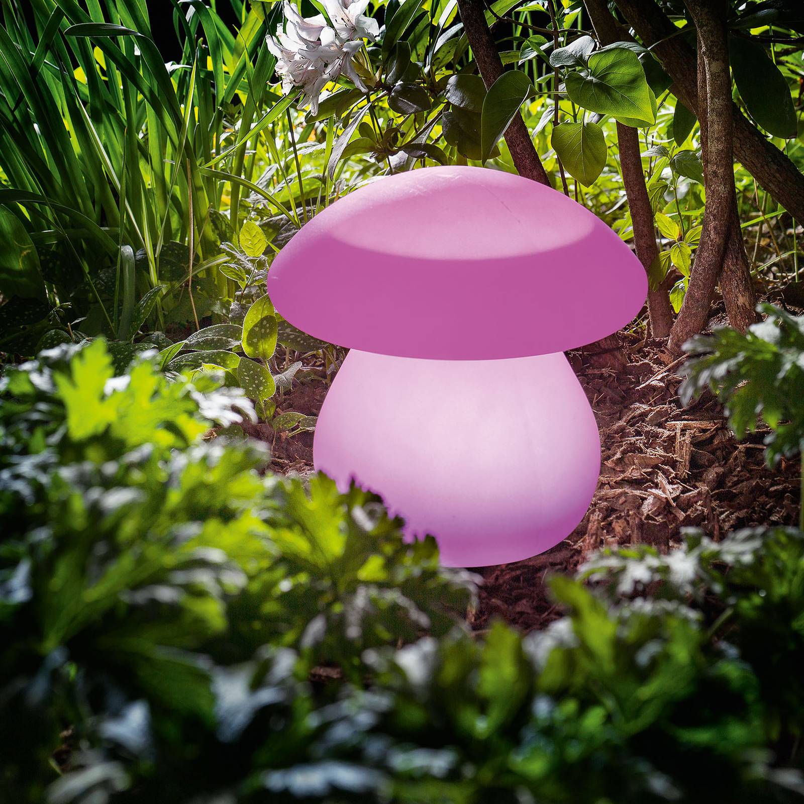 Soldriven LED-dekorbelysning Smart Mushroom