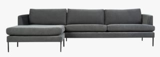 Ava soffa schäslong vänster grå