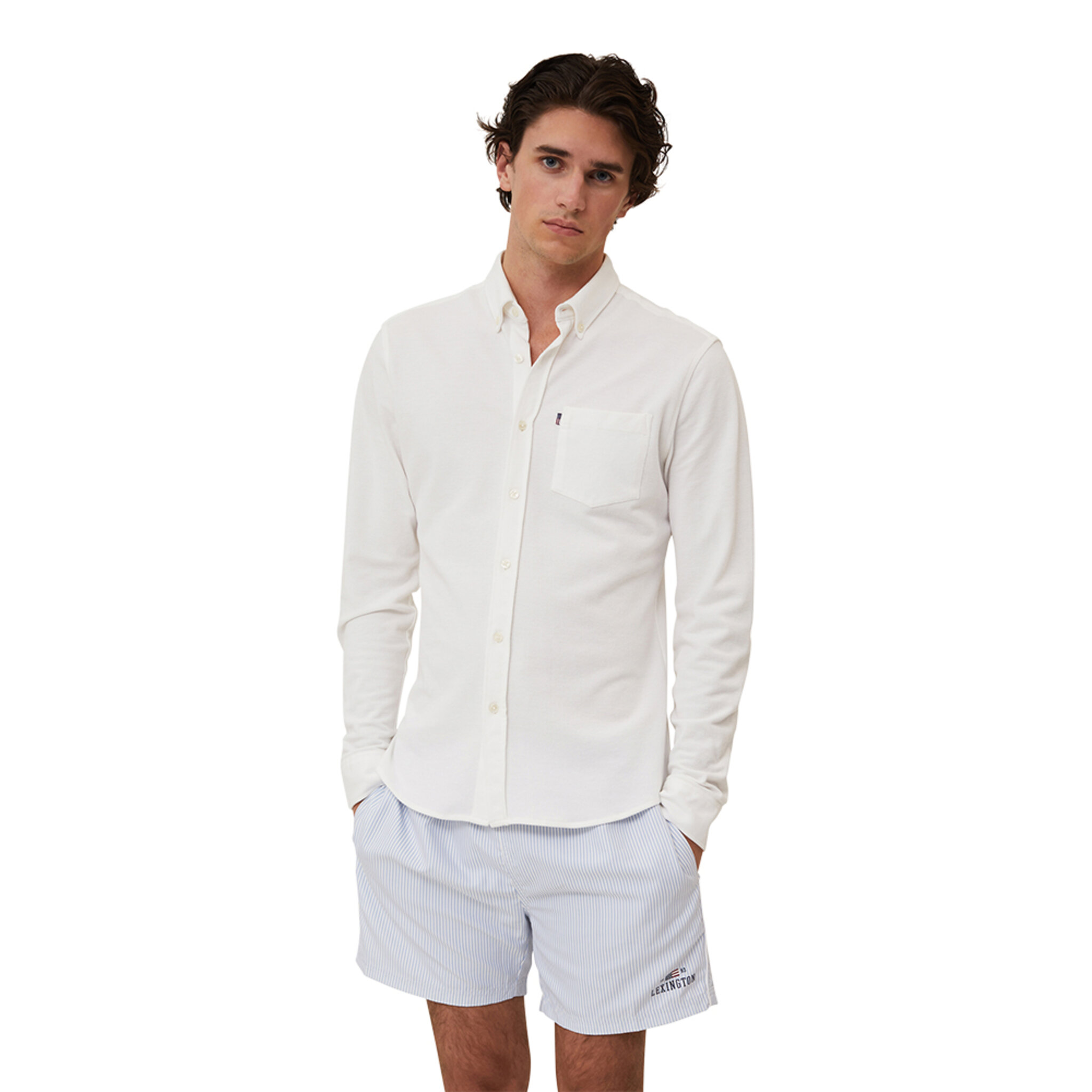Brett Organic Cotton Pique Shirt