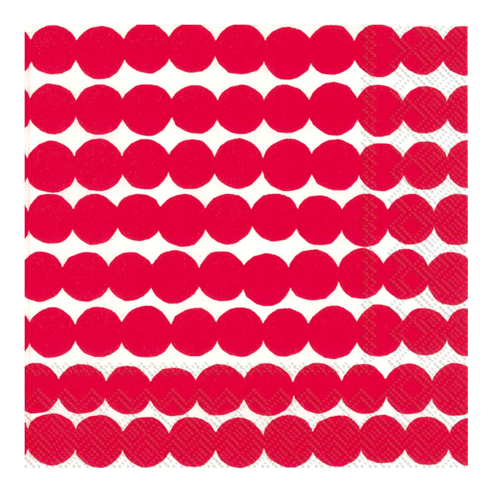 Marimekko - Marimekko Räsymatto Servett 24x24 cm Röd