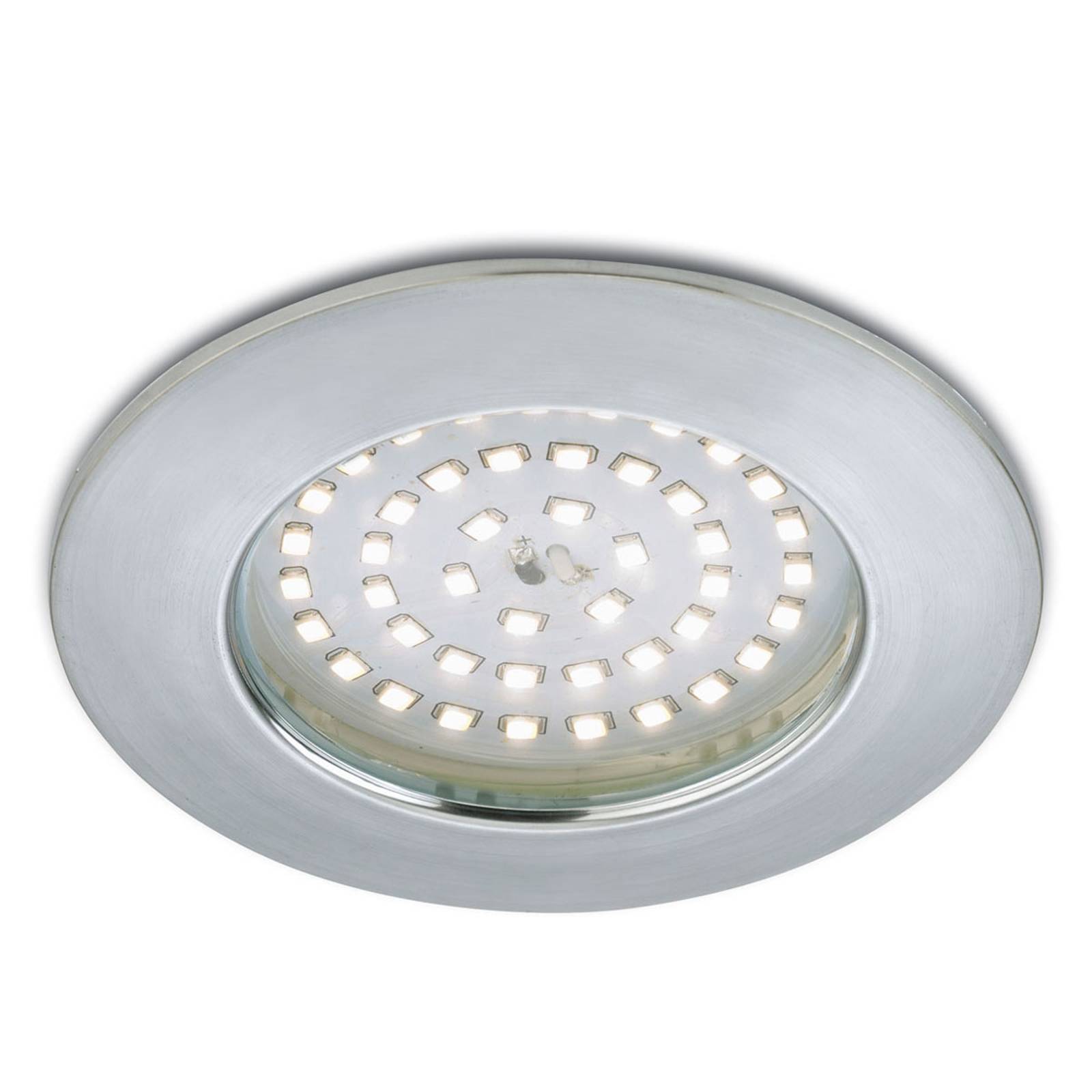 Accentgivande LED-inbyggnadsspot Paul aluminium