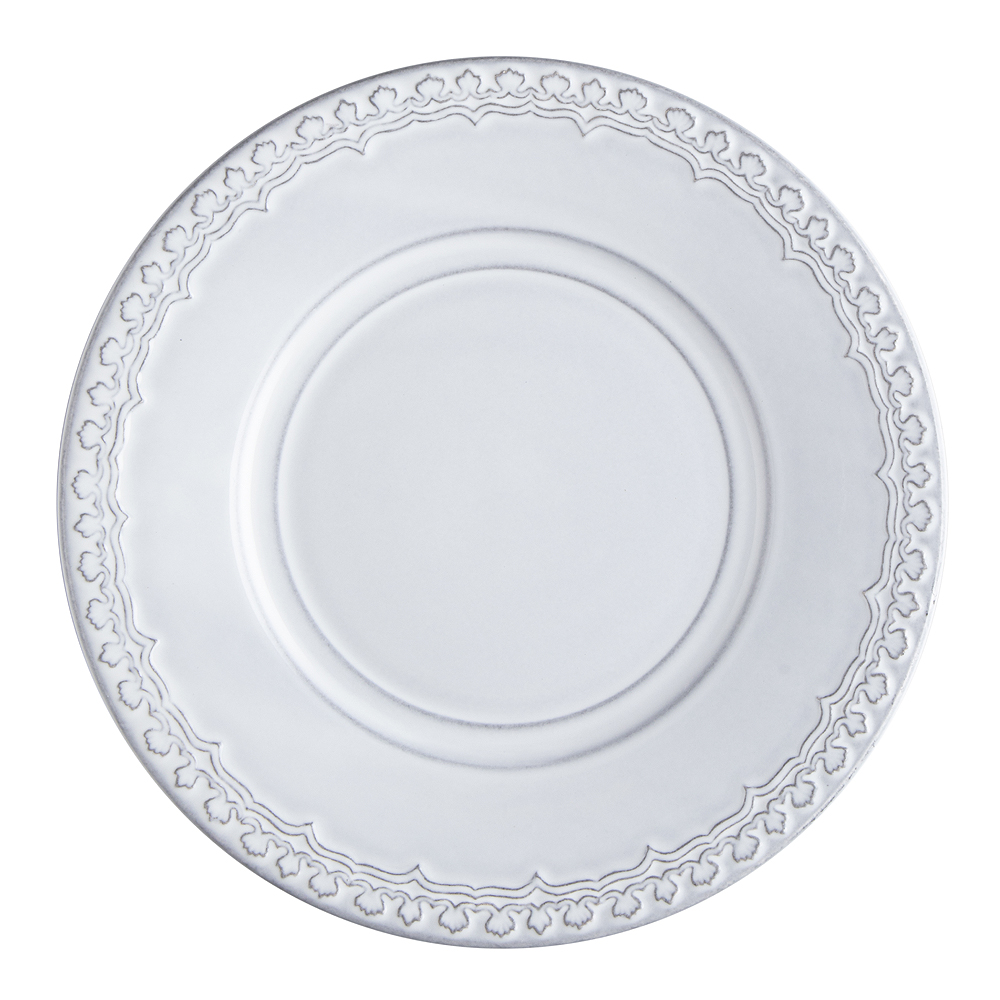 Bordallo Pinheiro - Rua Nova Tallrik flat smal bård 22 cm Antikvit